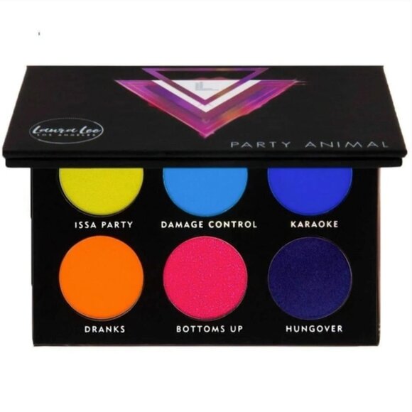 🌸 NIB Laura Lee Party Animal Eyeshadow Palette & OFRA Napa Valley Lipstick DUO - Picture 4 of 15